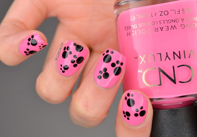 Paw Print Nail Art