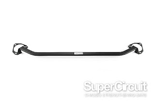 SUPERCIRCUIT Honda CR-V 1.5T (RW) Front Strut Bar in MATTE BLACK industrial grade heavy duty coating.