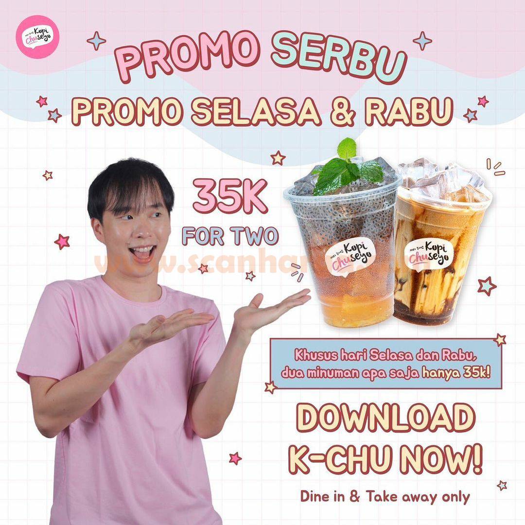 Kopi Chuseyo Promo SERBU Selasa Rabu