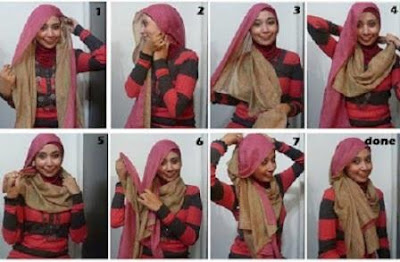 Cara Memakai Jilbab Modern