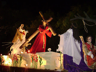 noche, nocturna, nocturno, procesión, andas, procesionales, iluminadas, iluminación, luces, encendidas, jesús, nazareno, ciudad, guatemala, cuaresma, semana, santa