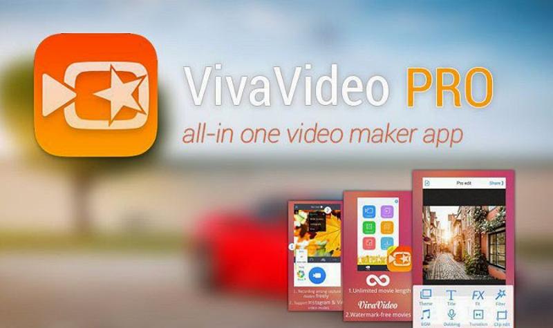 تطبيق VivaVideo لعمل المنتاج للاندرويد