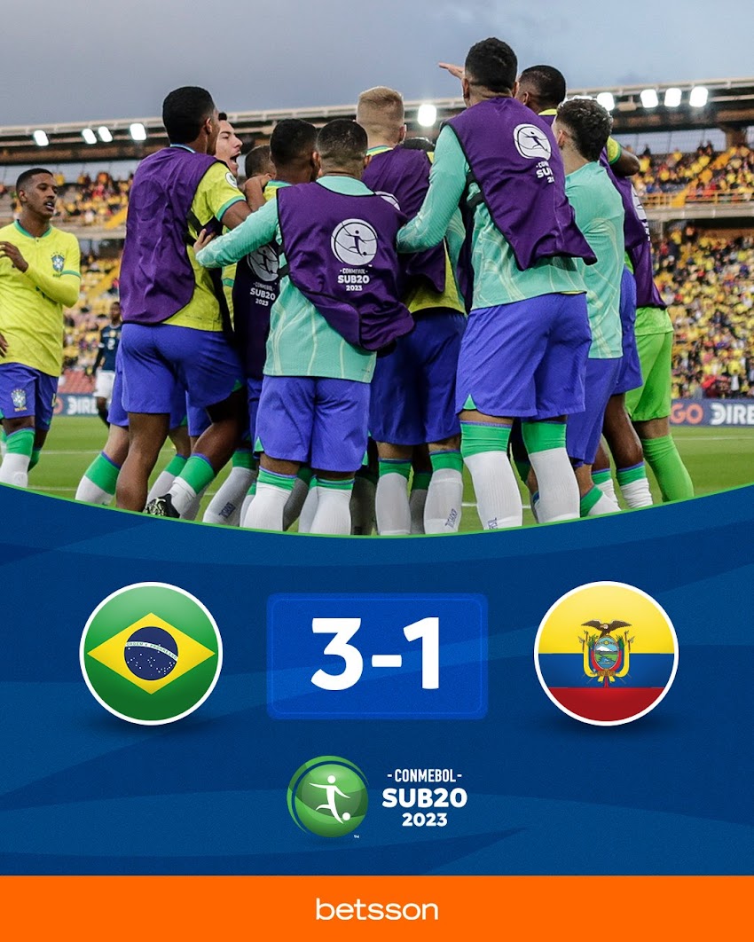 Ecuador Sub20 perdió ante Brasil, en hexagonal final del Sudamericano|