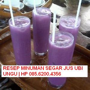 Resep Membuat Jus Ubi Ungu