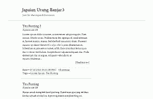 elastis blogger template