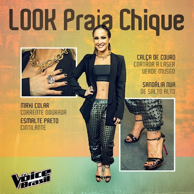 Look Cláudia Leitte The voice