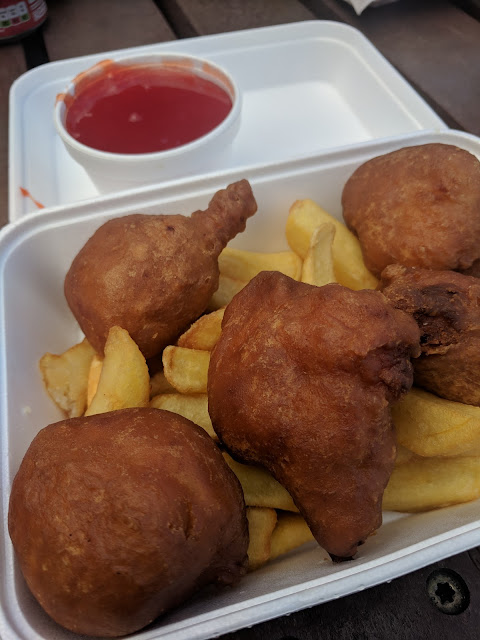 Why you must visit the Fortune Cookies Chinese Van in Morpeth  - sweet and sour chicken balls