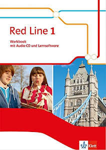 Red Line 1: Workbook mit Audio-CD und Übungssoftware Klasse 5 (Red Line. Ausgabe ab 2014)