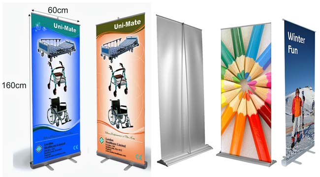 Standar Ukuran Standing Banner Untuk Promosi GRAFIS MEDIA