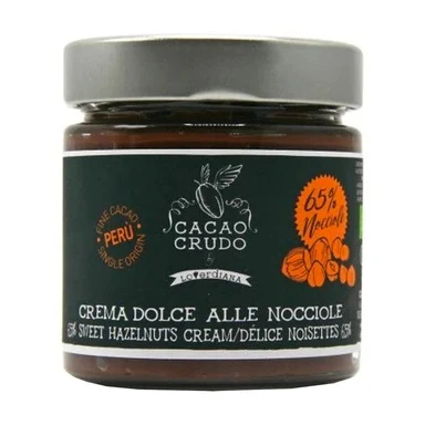 Ritrovo Organic 65% Tonda Gentile Hazelnut Spread with Raw Cacao