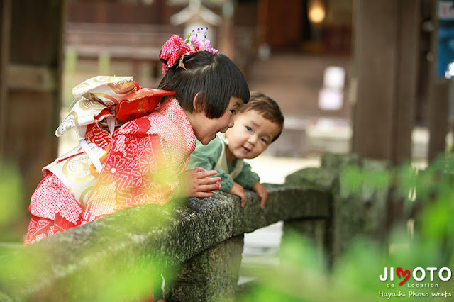 宇治上神社での七五三出張撮影