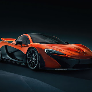 Orange McLaren P1 car wallpaper, racing, iPad, 4K