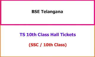 TS 10th Class Exam Hall Tickets 2024