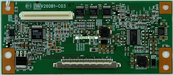 LG 26LC55 LCD TV T-Con board - V260-B1-C03- circuit diagram (Schematic)