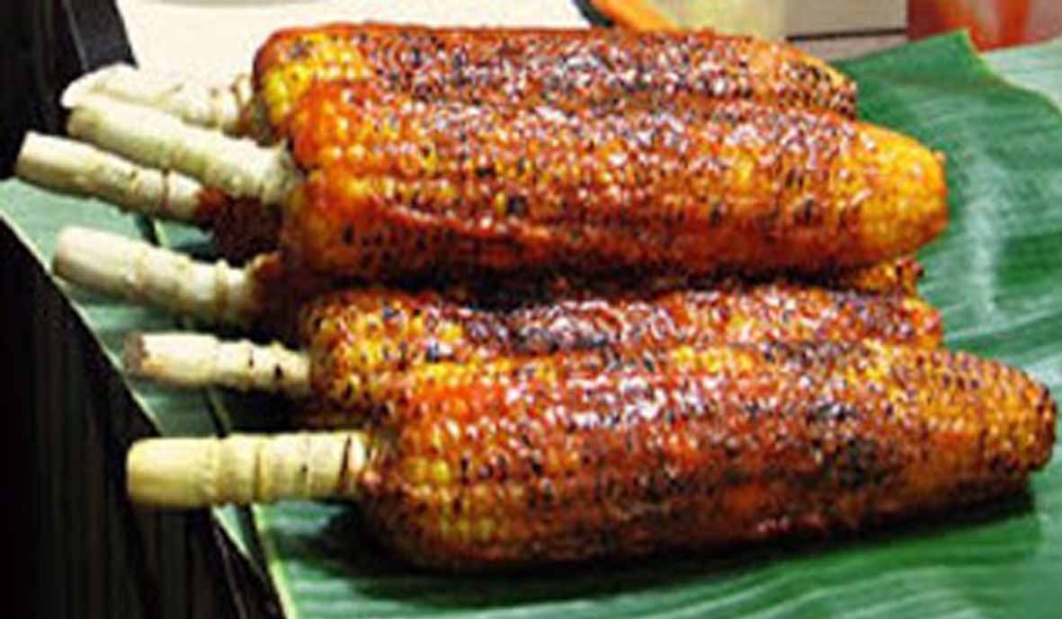 Jagung Manis Bakar Bumbu Pedas