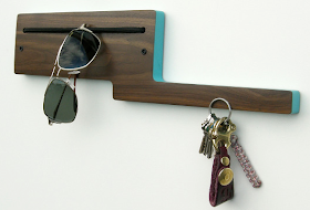 wall-mounted storage for keys, sunglasses, etc.