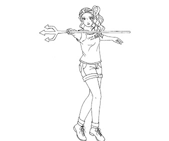 #5 Percy Jackson Coloring Page