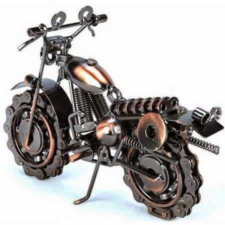 Koleksi Gambar Motor  Unik  Mainan Dari Besi Handmade 