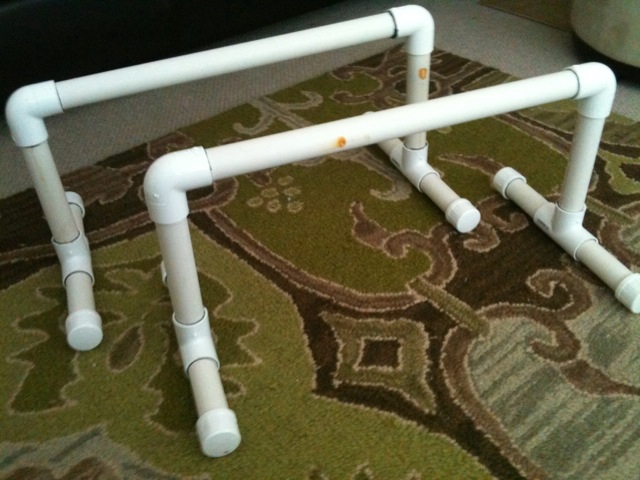 The PVC tubing needed to be
