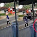 Viral Detik-detik Pengendara Motor Tabrak Pagar Terekam CCTV Gegera Hilang Kendali