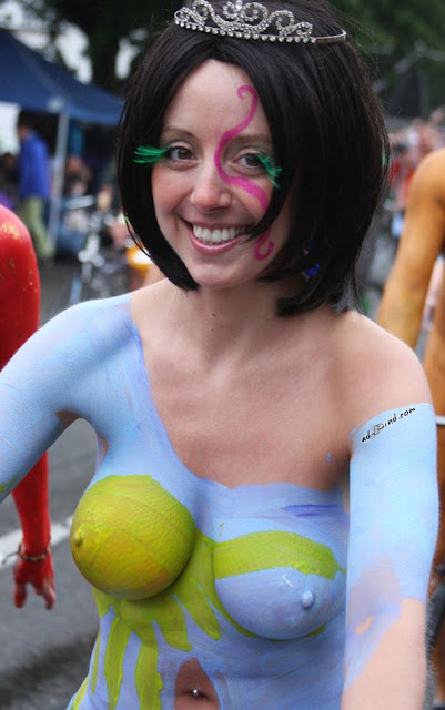 body paint graffiti