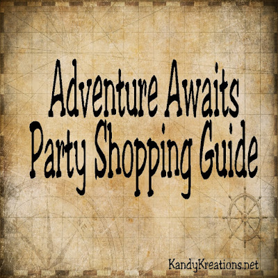 Go on a party adventure with these fun decorations for a Summer adventure, a graduation adventure, a birthday adventure, or any fun party theme. You'll find lots of decorations, party ideas, and fun to decorate an Adventure Awaits party.