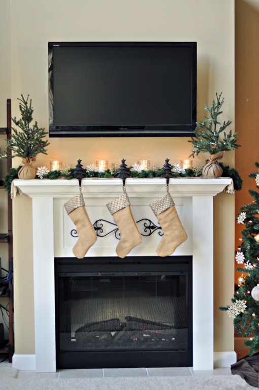 Decor and the Dog Holiday Mantel 2012