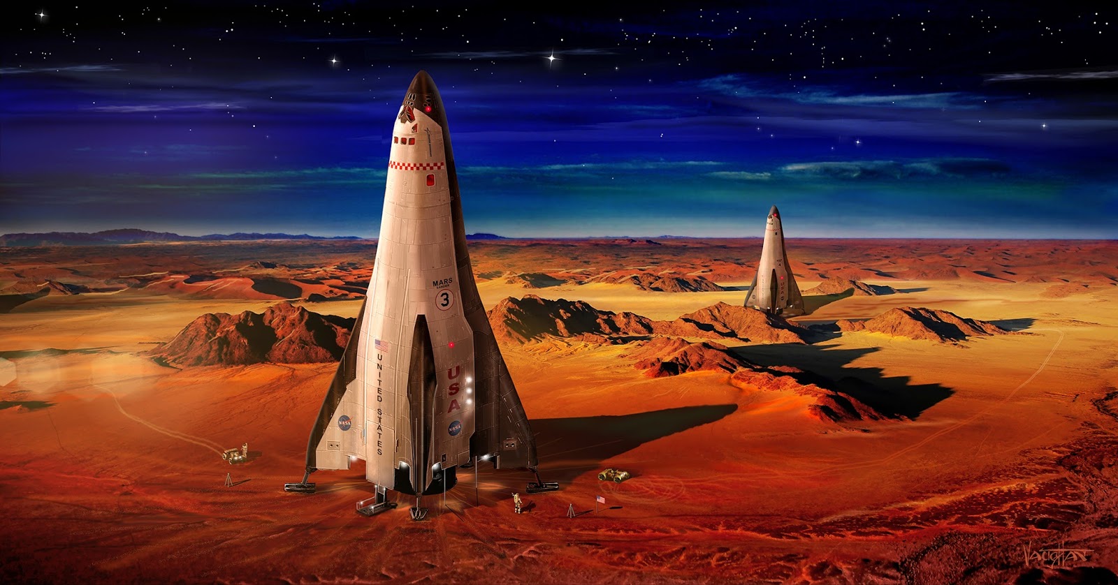Lockheed Martin landers on Mars by James Vaughan