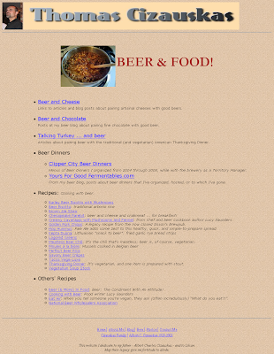 thomas.cizauskas.net/beer_food.html