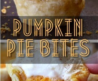 Pumpkin Pie Bites