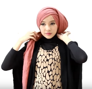 Tutorial Hijab Turban Layer Untuk Acara Resmi