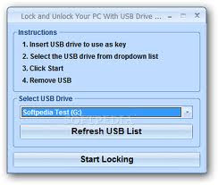 Lock and Unlock Your PC With USB Drive Software 7.0 Registered