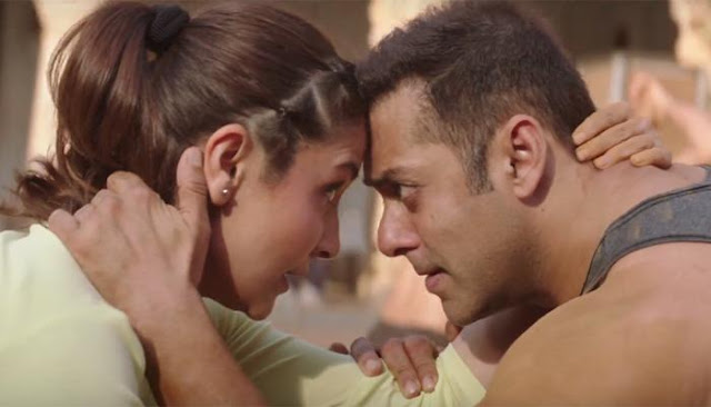 Anushka Sharma wrestling with Salman Khan in Sultan movie