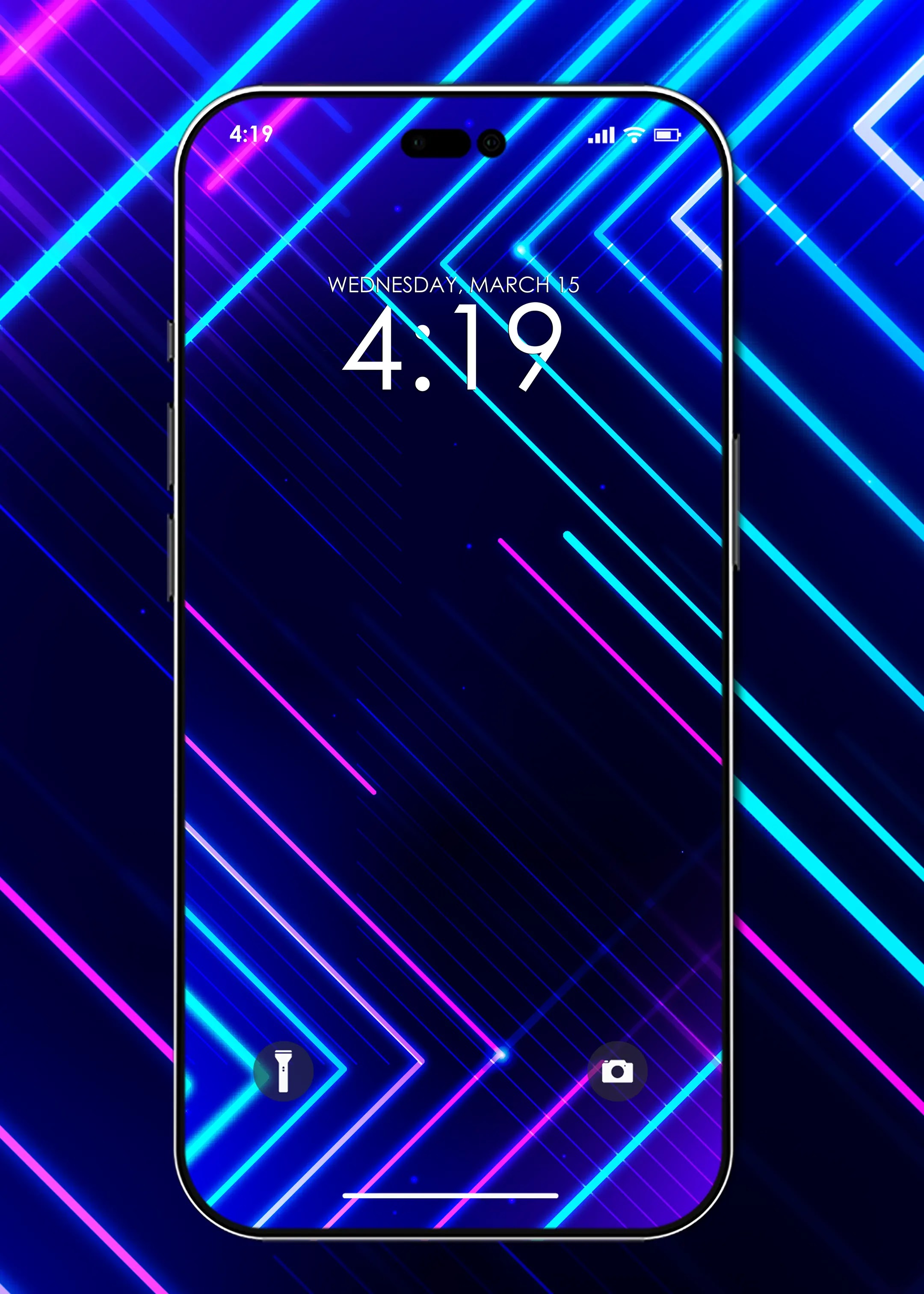 4k neon wallpaper iphone