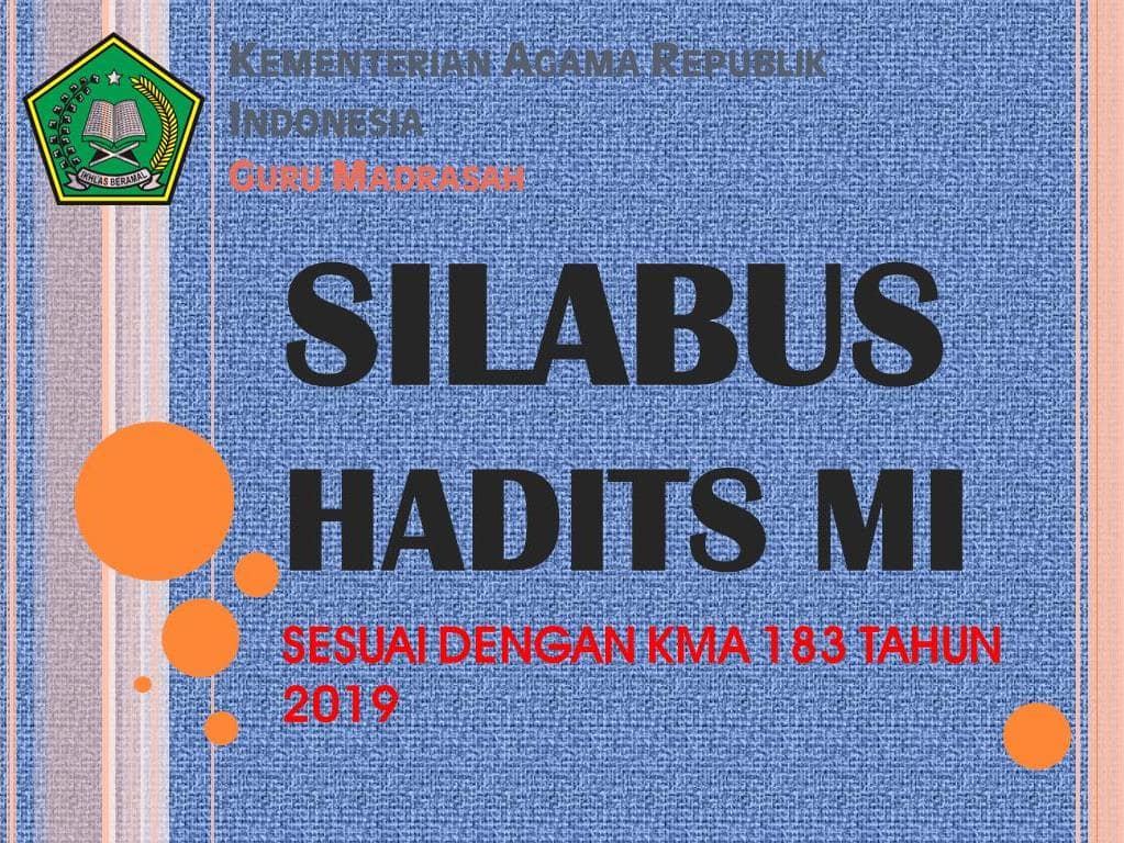 Download Silabus Al-Qur'an Hadits Terbaru