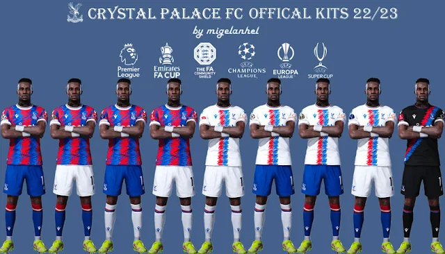 Crystal Palace FC 2022-2023 Kitpack For eFootball PES 2021