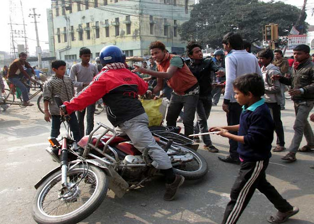 वीरगन्ज दिनभर तनावग्रस्त