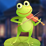 Play Games4King Musician Frog Escape