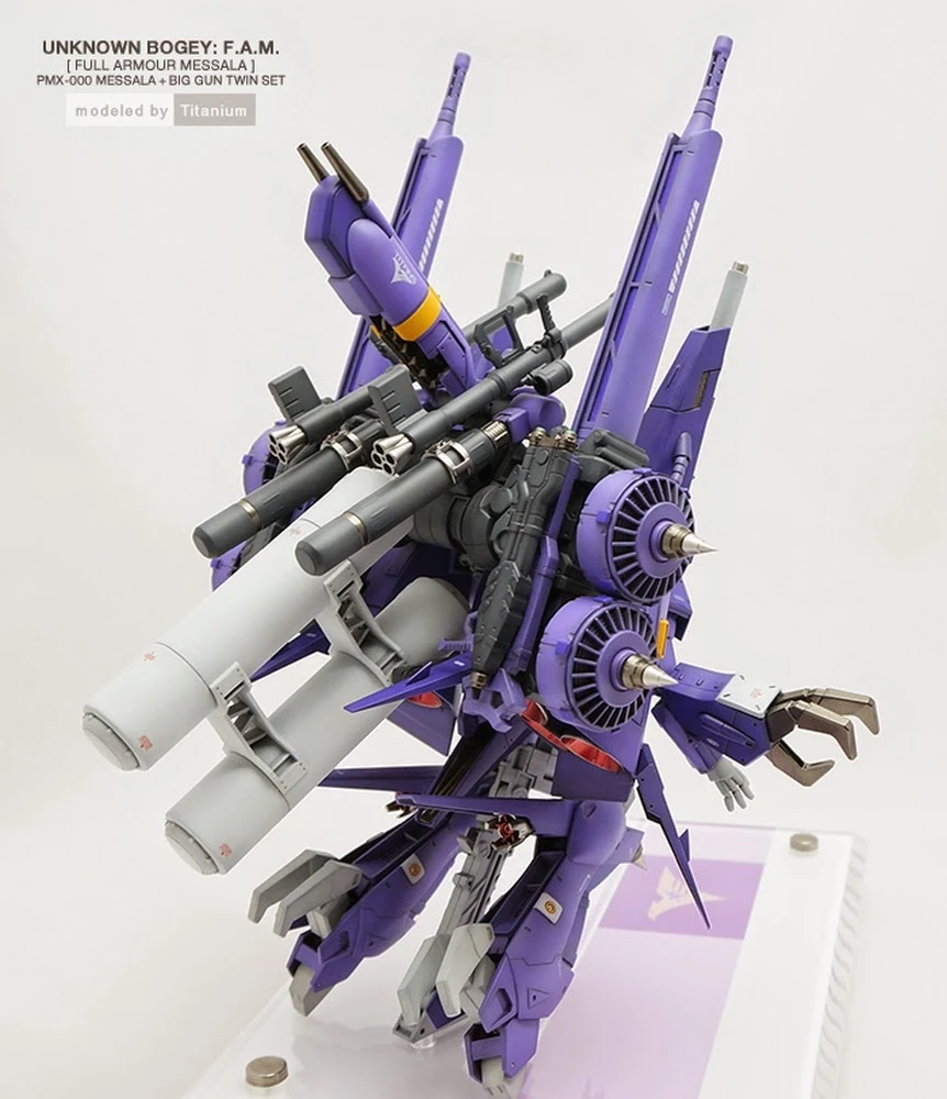 Custom Build: 1/144 Unknown Bogey: F.A.M. [Full Armor Messala]