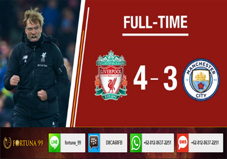 Liverpool 4 vs 3 Manchester City, Kutukan City Terjadi Kembali 