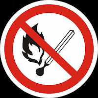 фото Знак не пользоваться открытым огнём