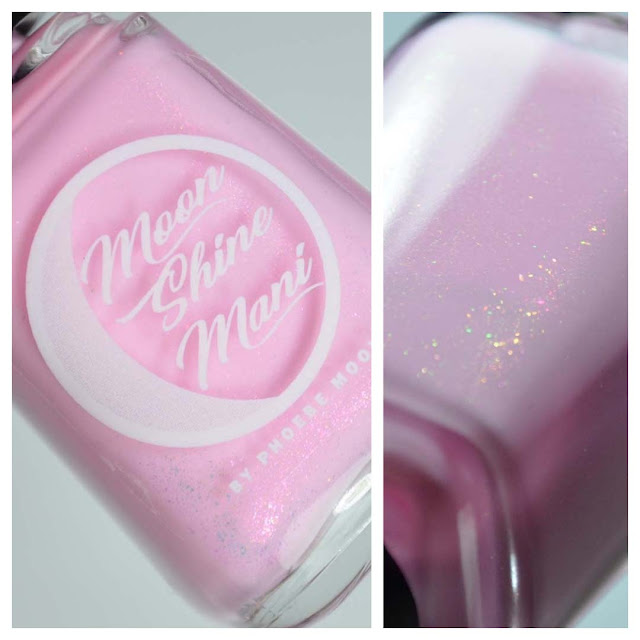 taffy pink nail polish with shimmer