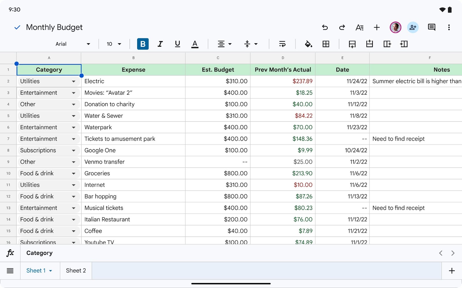 Revamping the "First Open Experience" in Sheets