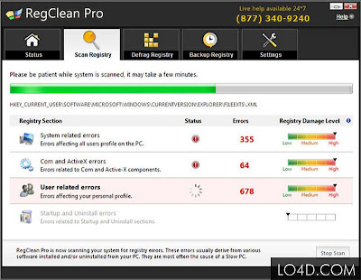 Full RegClean Pro 6.1 Screenshot