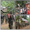 Sebelum Menuju Sasaran Satgas TMMD Ke 117 Kodim 1003/HSS Laksanakan Apel Pagi