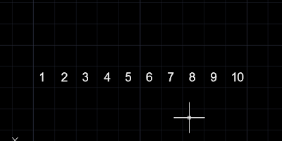 membuat angka berurutan di autocad