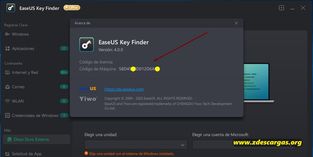 EaseUS Key Finder Full Español