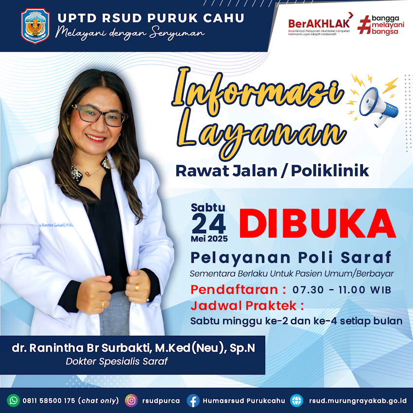 Informasi Pelayanan Rawat Jalan - Poli Saraf