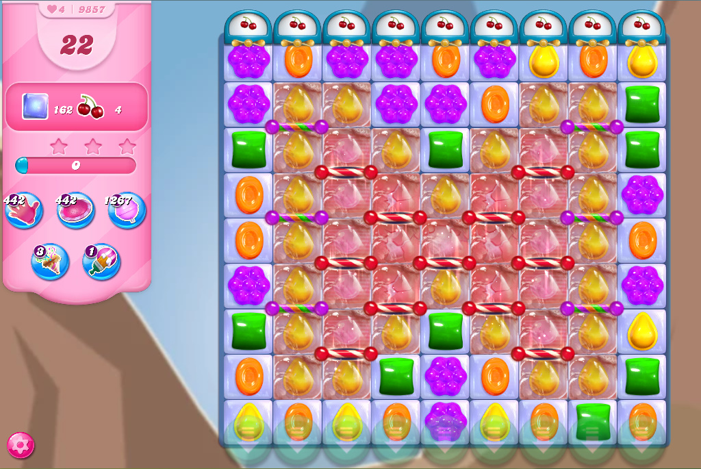 Candy Crush Saga level 9857