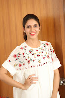 Lavanya Tripathi in Summer Style Spicy Short White Dress at her Interview  Exclusive 202.JPG